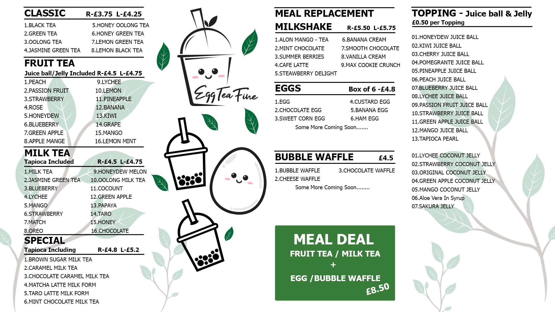 Egg Tea Fine